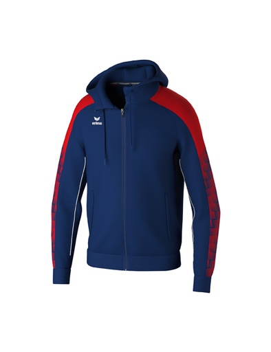 EVO STAR trainingsjack met capuchon new navy/rood
