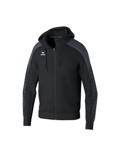 EVO STAR trainingsjack met capuchon zwart/slate grey