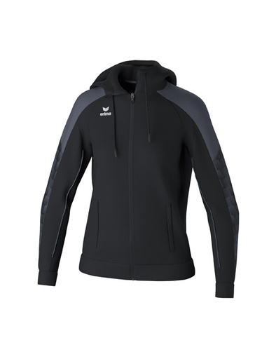 EVO STAR trainingsjack met capuchon zwart/slate grey Dames