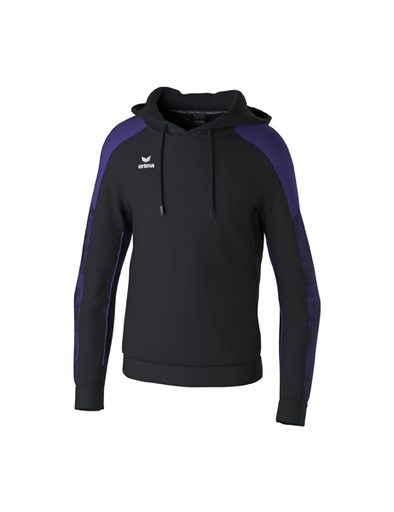 EVO STAR sweatshirt met capuchon zwart/ultra violet