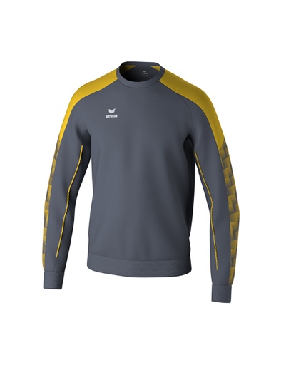 EVO STAR sweatshirt slate grey/geel