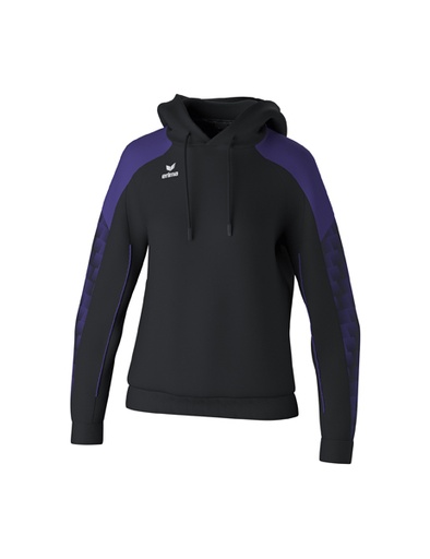 EVO STAR sweatshirt met capuchon zwart/ultra violet Dames
