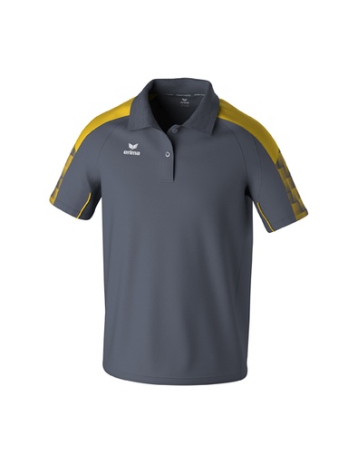 EVO STAR polo slate grey/geel