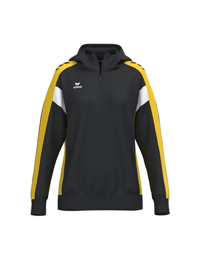 CELEBRATE 125 Training Jacket with hood zwart/geel Dames