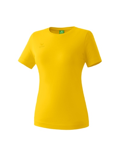 Casual Basics teamsport-T-shirt geel Dames