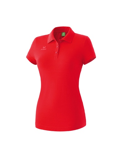Casual Basics Teamsport polo rood Dames