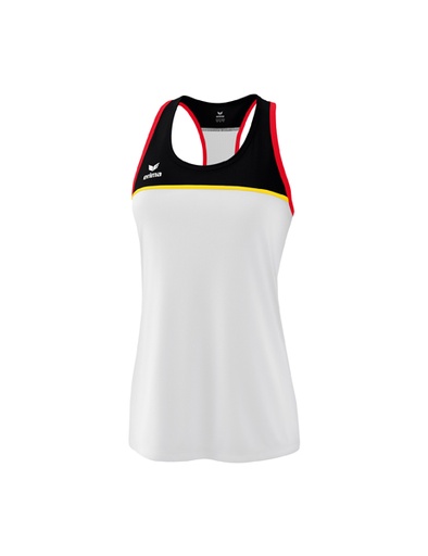 CHANGE by erima tanktop wit/zwart/rood Dames
