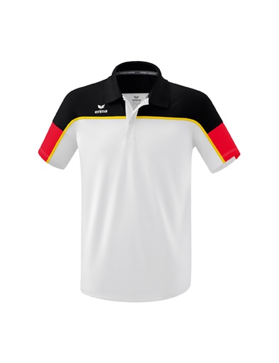 CHANGE by erima polo wit/zwart/rood