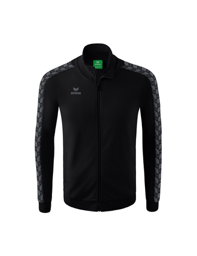 Essential Team Tracktop jack zwart/slate grey