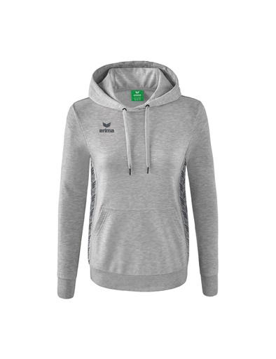 Essential Team sweatshirt met capuchon licht grey melange/slate grey Dames