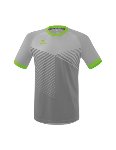 Mantua shirt silver grey/green gecko