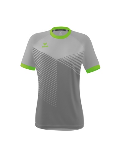 Mantua shirt silver grey/green gecko Dames