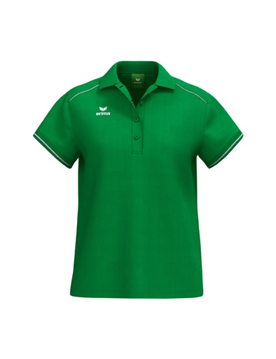 CMPT Poloshirt smaragd/wit Dames