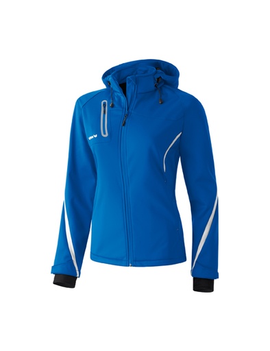 Functioneel softshell jack new royal/wit Dames