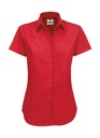 Sharp SSL/women Twill Shirt Deep Red