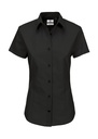 Ladies' Heritage Poplin Shirt - SWP44 Black