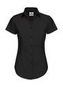 Black Tie SSL/women Poplin Shirt Black