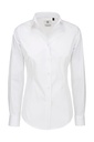 Black Tie LSL/women Poplin Shirt White