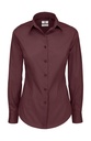 Black Tie LSL/women Poplin Shirt Luxurious Red