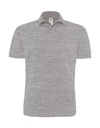 Heavymill Piqué Polo Heather Grey
