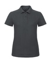 ID.001 /women Piqué Polo Shirt Anthracite