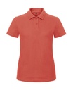 ID.001 /women Piqué Polo Shirt Pixel Coral