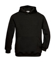 Hooded/kids Sweat Black