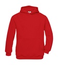 Hooded/kids Sweat Red