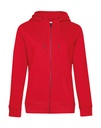 QUEEN Zipped Hooded /women Red