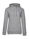 QUEEN Hooded /women Heather Grey