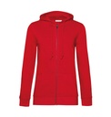 Zipped Hooded /women Red