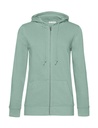 Zipped Hooded /women Sage