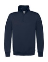 ID.004 Cotton Rich 1/4 Zip Sweat Navy