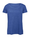 Triblend/women T-Shirt Heather Royal Blue