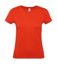 #E150 /women T-Shirt Fire Red