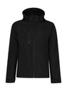 Venturer 3-Layer Hooded Softshell Jacket Black