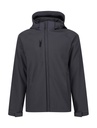 Repeller Lined Hooded Softshell Seal Grey