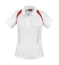 Lady Spiro Team Spirit Polo White/Red