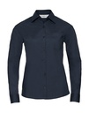 Ladies' LS Poplin Shirt French Navy