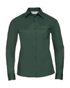 Ladies' LS Poplin Shirt Bottle Green
