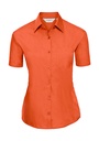 Ladies' Poplin Shirt Orange