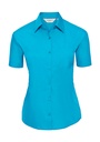 Ladies' Poplin Shirt Turquoise