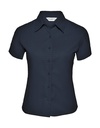 Short Sleeve Classic Twill Shirt French Navy