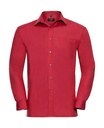 Cotton Poplin Shirt LS Classic Red
