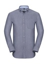 Men's LS Tailored Washed Oxford Shirt Oxford Navy/Oxford Blue