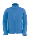 Hooded Softshell/men Azure