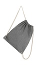 Recycled Cotton/Polyester Backpack DD Black Heather