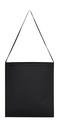 Cotton Tote Single Handle Black