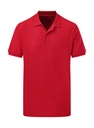 Poly Cotton Polo Men Red