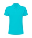 Cotton Polo Women Turquoise